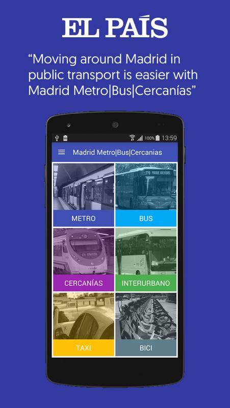 Emulate Android APK Madrid Metro | Bus | Cercanias